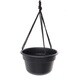 Bloem Black Dura Cotta Hanging Basket