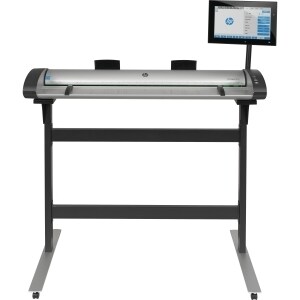 HP Designjet Large Format Sheetfed Scanner - 1200 dpi Optical