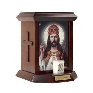 Official Vatican Foundation Christ The King Urn