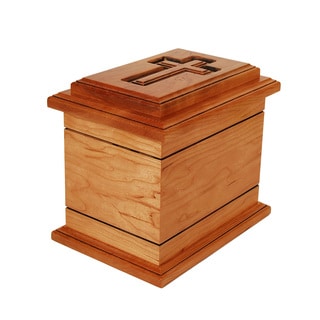 Star Legacy's 'Inspiration' Solid Cherry Wood Urn