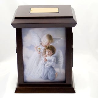 Sandra Kuck's Heavenly Prayer Wood Urn