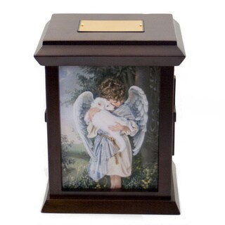 Sandra Kuck's Loving Embrace Wood Urn