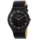 Skagen 'Grenen' Men's Black Ion Plated Stainless Steel and Leather SKW6113 Watch