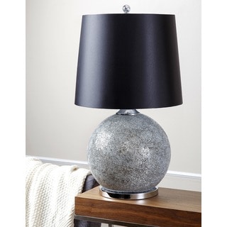 ABBYSON LIVING Mirrored Glass Hand-painted Table Lamp