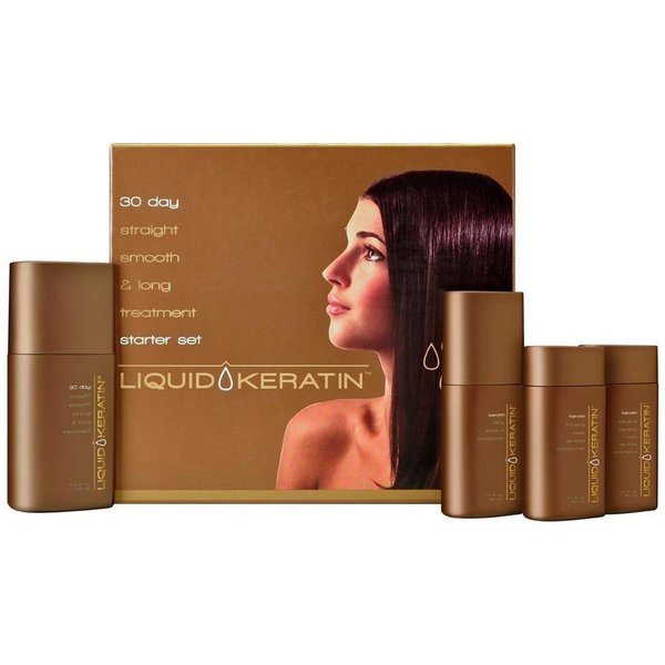 Liquid Keratin 30-day Straight Smooth Strong and Long Starter Kit