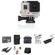 GoPro HERO3+ Silver Edition Camera 4GB SD Card Bundle