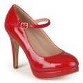 Journee Collection Women's 'Selfie' Patent Mary Jane Platform Pumps