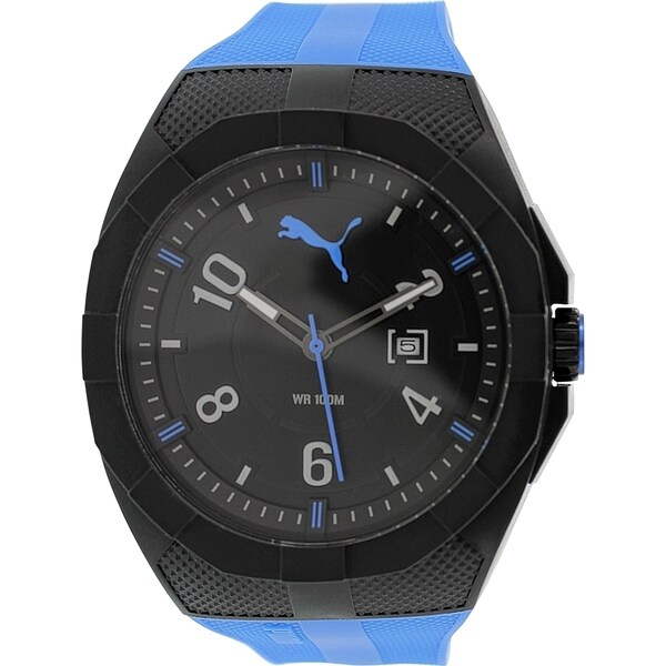 Puma Men's PU103501004 Blue Silicone Analog Quartz Watch