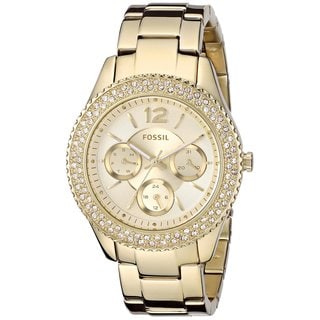 Fossil Women's Stella ES3589 Gold Stainless Steel Quartz Watch