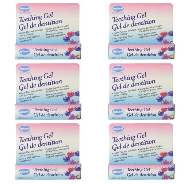 Hyland's .5-ounce Teething Gel (Pack of 6)