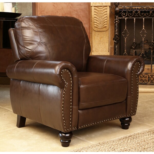 ABBYSON LIVING Bellavista Top Grain Leather Recliner