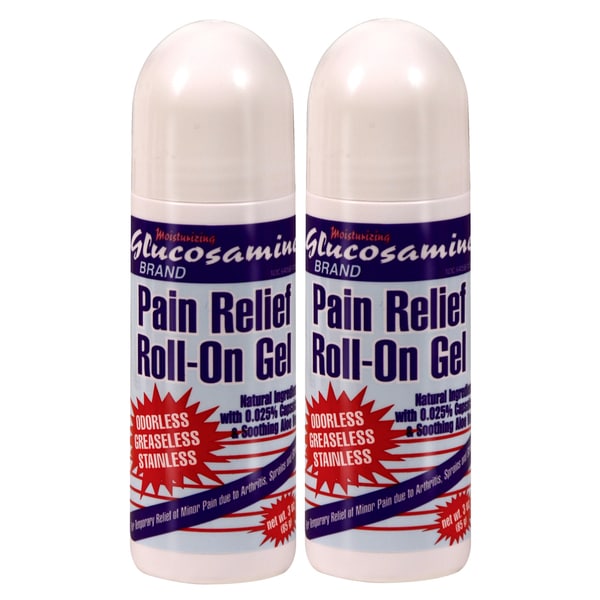 Glucosamine Pain Relief Roll On Gel 2 Pk Overstock Shopping The Best Prices On Over The