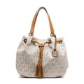Michael Kors Large Jet Set Vanilla Gathered Tote Handbag