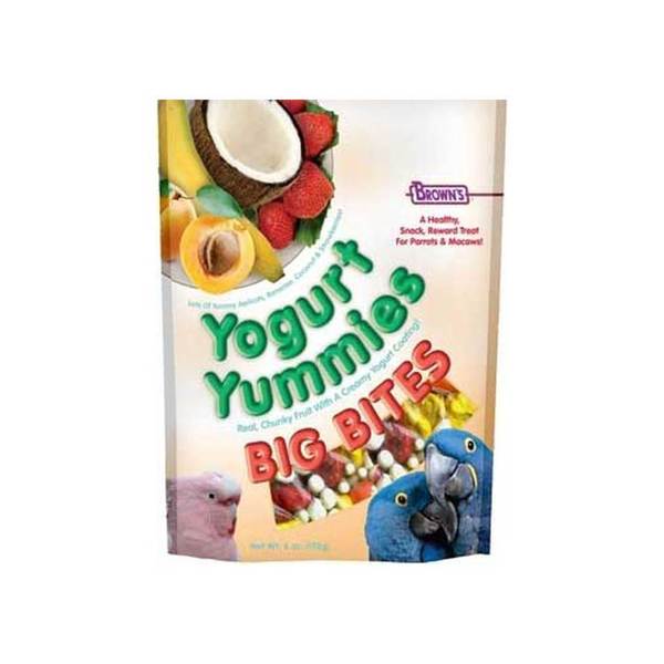 Fm Browns Yogurt Yummies-Inchbig Bites-Inch Macaw 6Oz