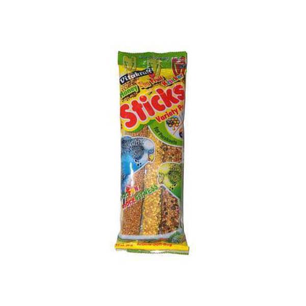 Vitakraft Parakeet Variety Stix 3Pk See - Through Packaging