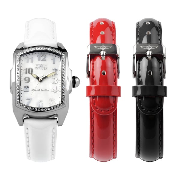 Invicta 'Lupah' 13612 Special Edition Interchangeable Leather Band