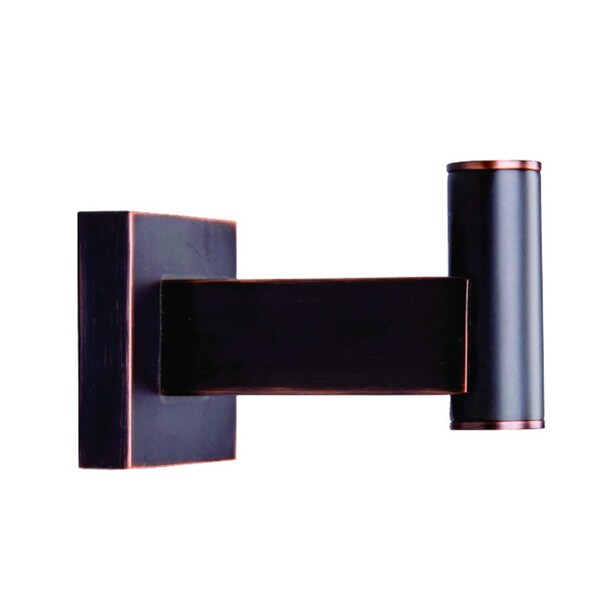 VIGO Allure Square Design Antique Rubbed Bronze Single Hook