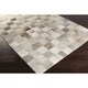 Papilio Handmade Kevin Animal White Leather Rug (8' x 10')