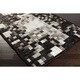 Papilio :Handmade Lynda Animal Leather Strap Rug (8' x 10')