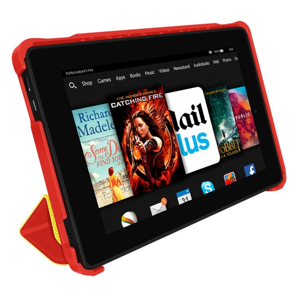 rooCASE Origami 3D Slim Shell Folio Case Smart Cover Stand for Amazon Kindle Fire HD 7
