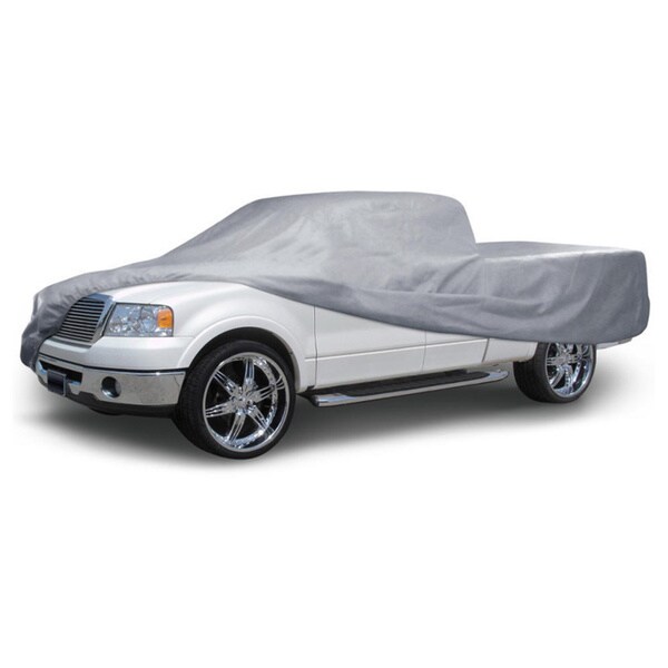 BDK Truck Cover Outdoor Indoor No-Scratch Lining Pickups for Extended Cab and Crew Cab