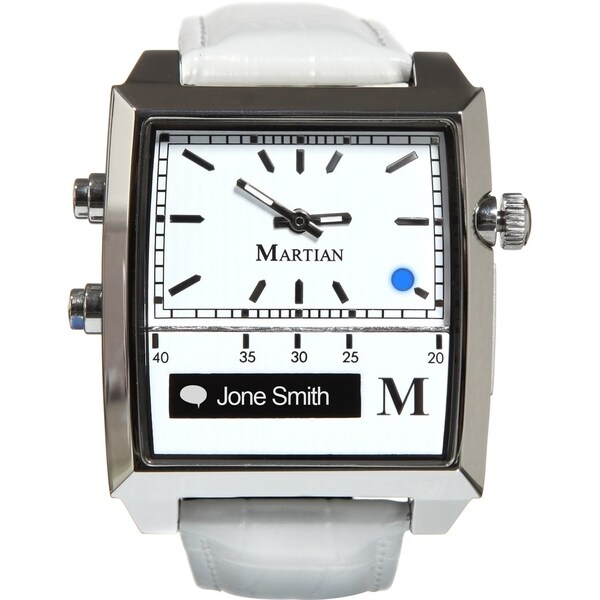 Martian Passport & White Leather Band