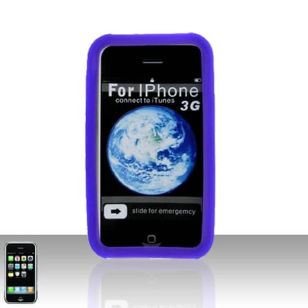 INSTEN Soft Silicone Gel Rubberized Matte Snap-on Phone Case Cover For Apple iPhone 3G/ 3GS