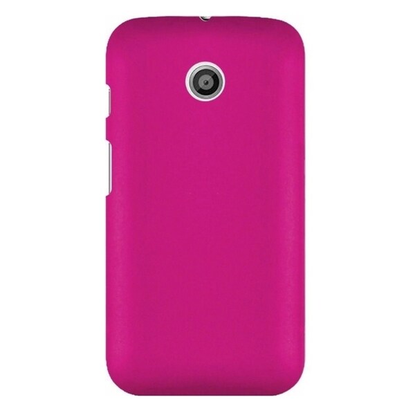 INSTEN Plain Hard Plastic Rubberized Matte Phone Case Cover For Motorola Moto E