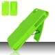 INSTEN Hard Plastic Rubberized Matte Phone Case Cover with Holster For Apple iPhone 4/ 4S