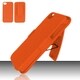 INSTEN Hard Plastic Rubberized Matte Phone Case Cover with Holster For Apple iPhone 4/ 4S