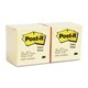 Post-it Notes Original Notes, 3 x 3-inch, Canary Yellow (2 Packs of 12)