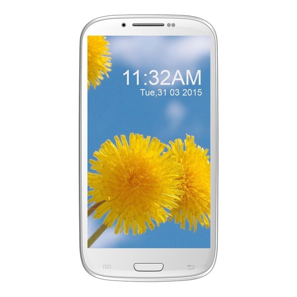 CellAllure Chic II White 4G Unlocked GSM Dual-SIM Android Smartphone