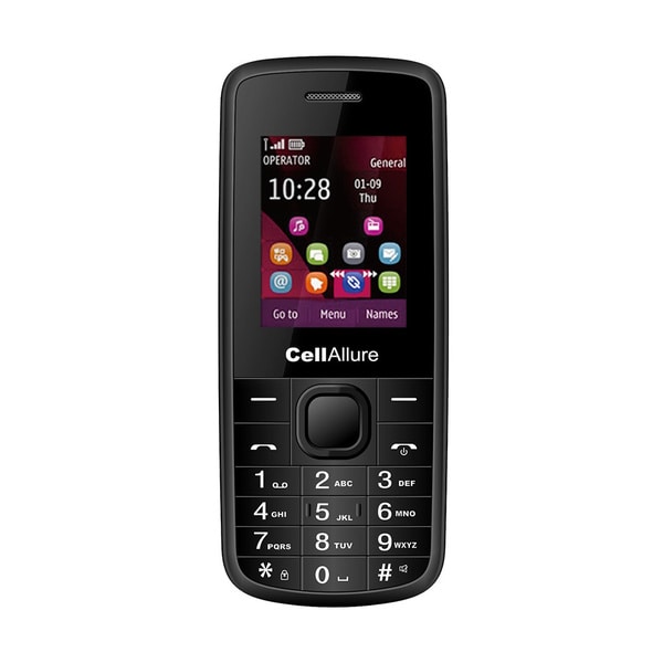 CellAllure Spot Black 3G Unlocked Dual-SIM Cell Phone