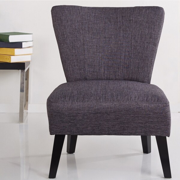 Alice Solid-color Fabric Accent Chair