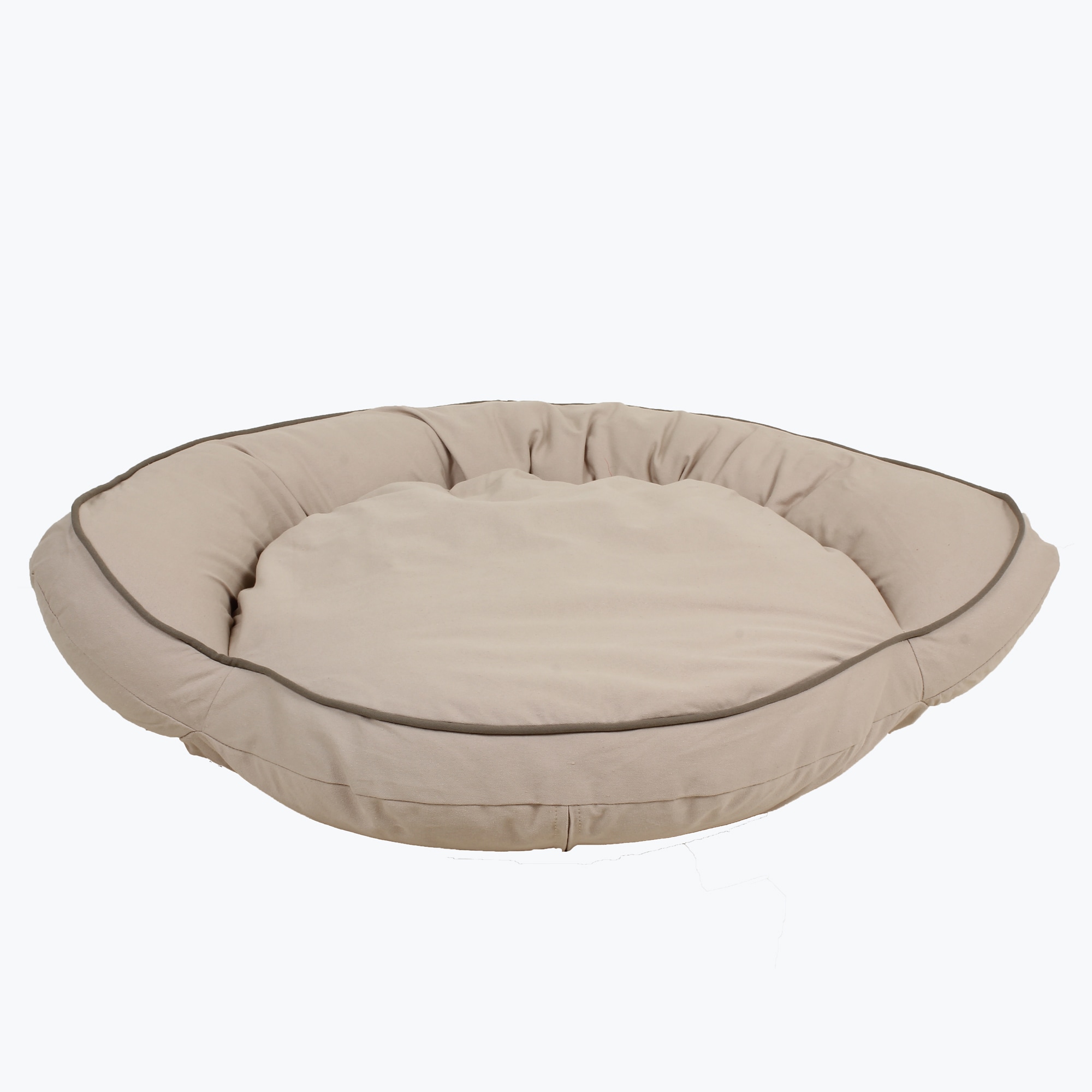 Carolina Pet Co. Classic Cotton Canvas Bolster Dog Bed Overstock