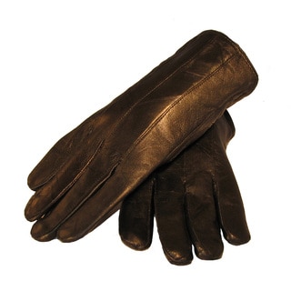 Women's Black Lambskin Leather Gloves