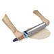Cook N Home 10-Inch Silver Nonstick Adjustable Rolling Pin