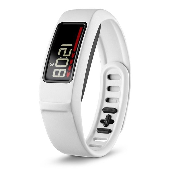 Vivofit 2 Activity Tracker with Move Bar and Alerts + Heart Rate Monitor Bundle (White)
