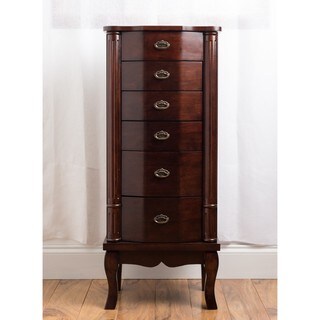 Deals Hives & Honey Robyn Walnut Jewelry Armoire