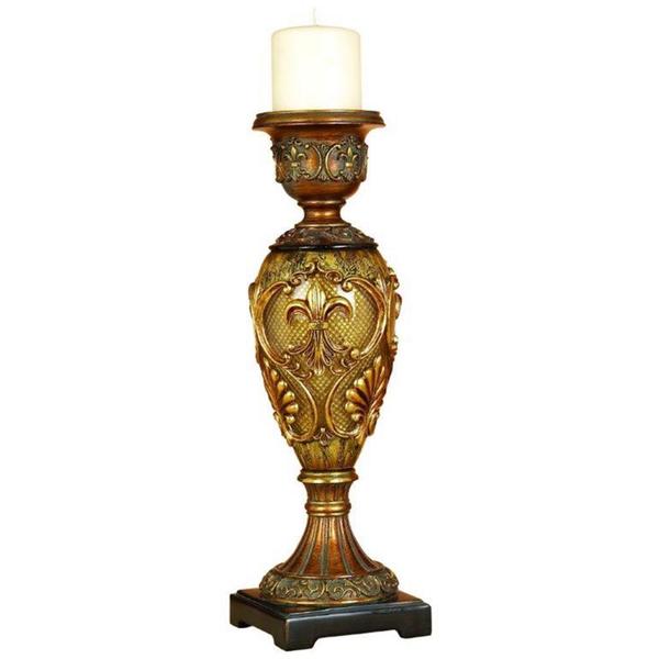 Polystone Vintage Candle Holder