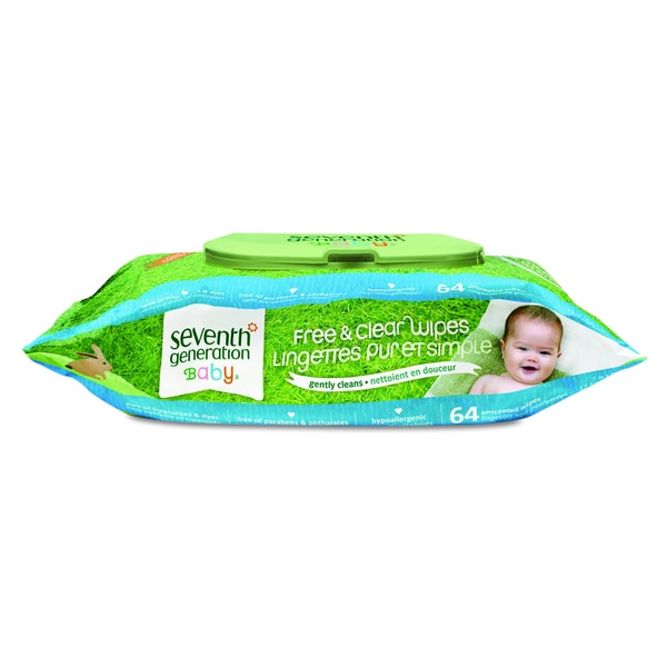 Seventh Generation Hypoallergenic Natural Baby Wipes