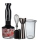 Ovente HS585B Electric Multi-Purpose Black Hand Blender Set