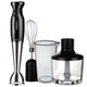 Ovente HS585B Electric Multi-Purpose Black Hand Blender Set