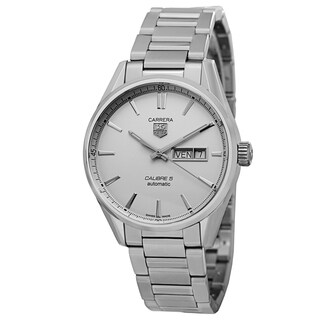 Tag Heuer Men's WAR201B.BA0723 'Carrera' Silver Dial Stainless Steel Automatic Watch