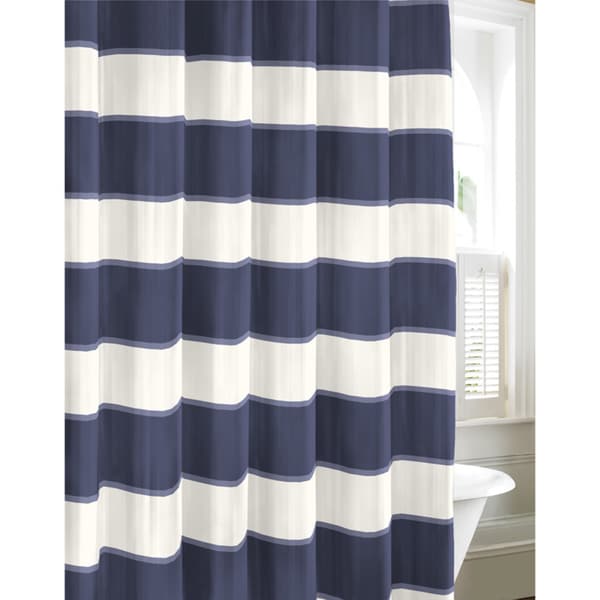 Nautica Guardhouse Stripe Cadet Shower Curtain 16977732 Overstock