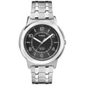 Timex Men's TW2P61800 Black Dial Stainless Steel Expansion Band Watch