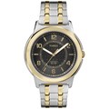 Timex Men's TW2P61900 Black Dial Two-tone Stainless Steel Expansion Watch