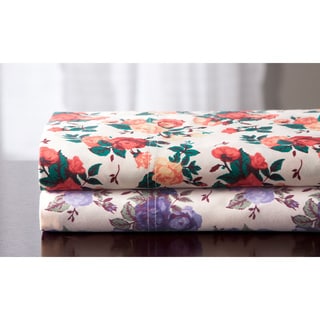 Rose Garden Cotton 350TC Cotton Rich Print Sheet Set