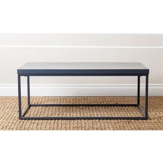 ABBYSON LIVING Durham Antiqued Blue Wood Coffee Table