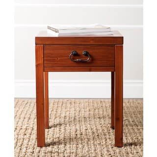 ABBYSON LIVING 'Lockwood' Antiqued Burgundy End Table